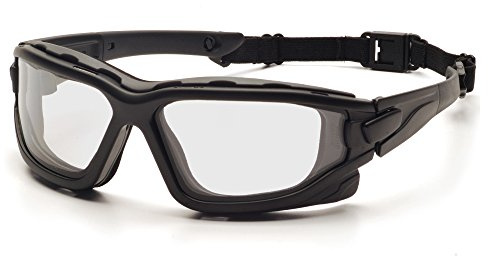 Pyramex I-Force Lunettes de protection fines pour le sport, doubles verres, anti-buée - -