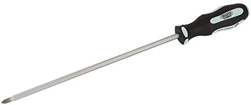 Draper 'Pound Thru' Cross Slot Soft Grip Screwdriver, No.2 x 250mm 63595