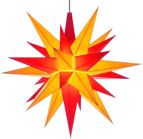 Herrnhuter Sterne Innenstern rot/gelb 13cm