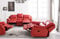 Voll-Leder Couch Sofa Garnitur Relaxsessel Fernsehsessel 5129-3+2-8401