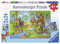 Ravensburger Kinderpuzzle - 09117 Tiere des Waldes - Puzzle für Kinder ab 4 Jahren, mit 2x24 Teilen