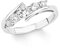 Amor Ring 925 Sterling Silber Damen Ringe, mit Zirkonia synth., Silber, Kommt in Schmuck Geschenk Box, 9911158