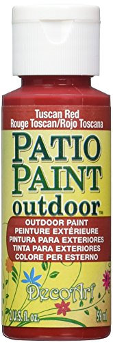 DecoArt Outdoor Acylic Paint, Acrylic, Tuscan Red, 59 ml (Pack of 1)