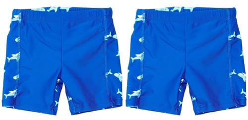 Playshoes UV Protection Shorts Bañadores, Azul (Original), 122-128 para Niños