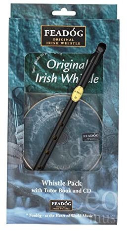 Feadog Black D Whistle Triple Pack FW03BK