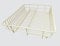 Delfinware Dish Drainer, Metal, Cream, 48.5 x 38 x 12 cm