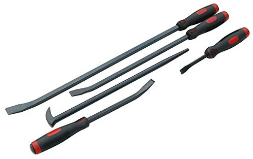 5 PCE PRY / CROW BAR SET WITH HANDLES