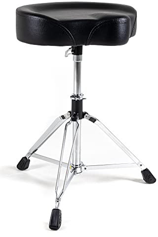 Drum Workshop Drums 3000 Series Drumhocker mit Sattelsitz, Chrom