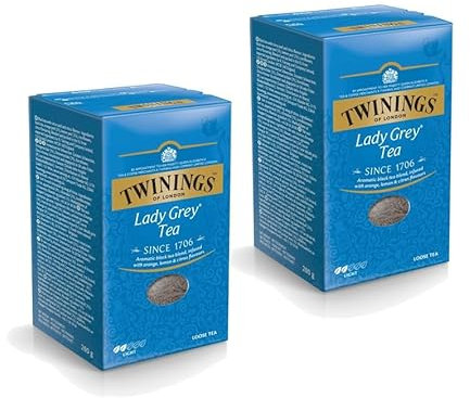 Twinings Lady Gray loose tea 200g, 2-pack (2 x 200 g)