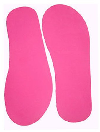 HOT PINK Spray Tan Sticky Feet Stick on Feet Protectors Wrapped x 100
