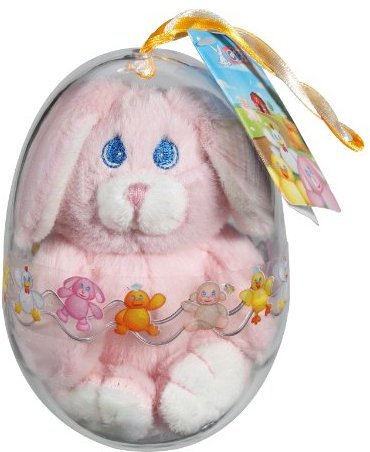 Gipsy - 070373 - Peluche - Oeuf Petit Poulailler - Lapin - Rose - 11 Cm
