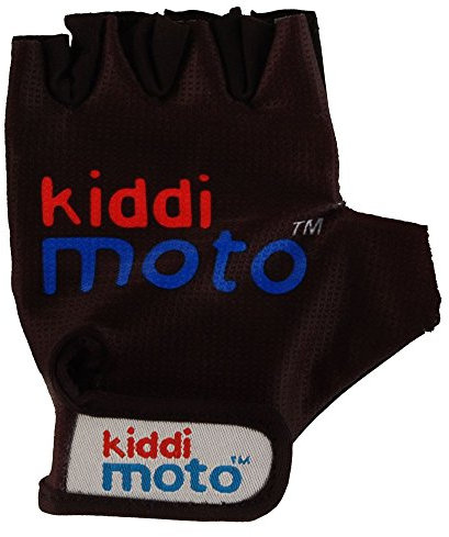 KIDDIMOTO Kinder Fahrradhandschuhe Fingerlose für Jungen und Mädchen/Fahrrad Handschuhe/Bike Kinder Handschuhe (Black, S (2-5y))