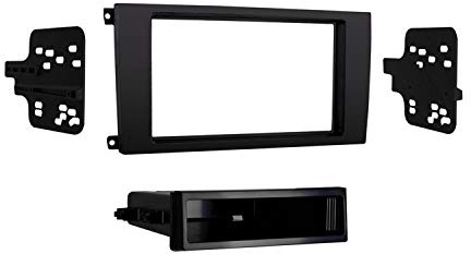 Metra 99-9604B Single/Double Din Dash Kit for Select 2003-2010 Porsche Cayenne Vehicles, Matte Black