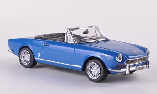 Fiat 124 Spider BS, blau , 1970, Modellauto, Fertigmodell, Vitesse 1:43