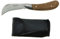 COLTELLO A RONCOLA PROFESSIONALE COLTELLINO POTATURA ORTO GIARDINO CON CUSTODIA
