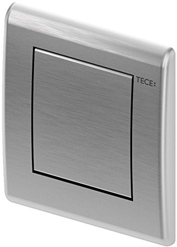 TECEplanus Urinal Betätigungsplatte (Spülmenge verstellbar, Maße 100x120x12 mm) edelstahl gebürstet, 9242310
