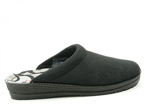Rohde 2291 Neustadt-D Chaussons Femme, Pointure:37 EU, La Couleur:Noir