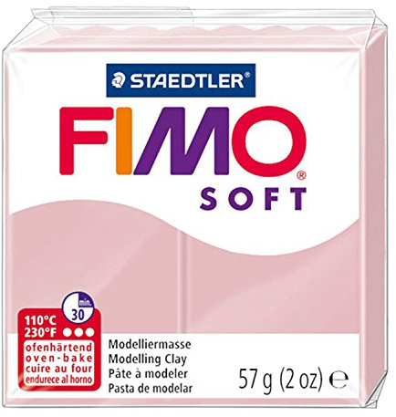 Staedtler 8020-21 - Fimo Soft Normalblock, Modelliermasse, 57 g, blossom