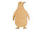 Miniblings Pinguin Brosche Pol Vogel Eisvogel Antarktis Südpol Holz - Handmade Modeschmuck I Anstecknadel Button Pins