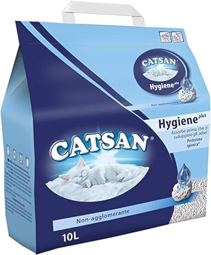 Catsan 5x Hygiene Plus Katzenstreu - 10 l