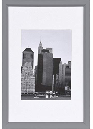 Henzo Metallica 20x30 grau Bilderrahmen, Plastik, Beige, 30.8 x 20.8 x 2.2000000000000002 cm