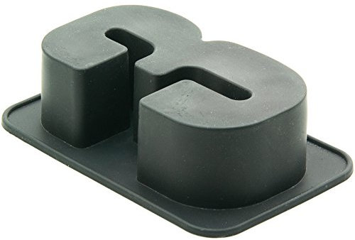 Birthday Cake Number Silicone Moulds Non-Stick Individual Personalized Flexible Silicone Bakeware Cake Moulds Sweet Moulds (Number - 3)