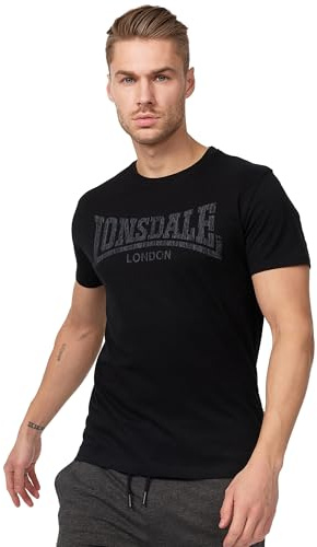 Lonsdale Men's Logo kai Regular Fit T-Shirt