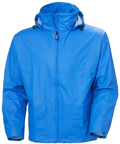 Helly Hansen Workwear Men's Voss Rain Jacket – Waterproof Windproof Workwear Shell