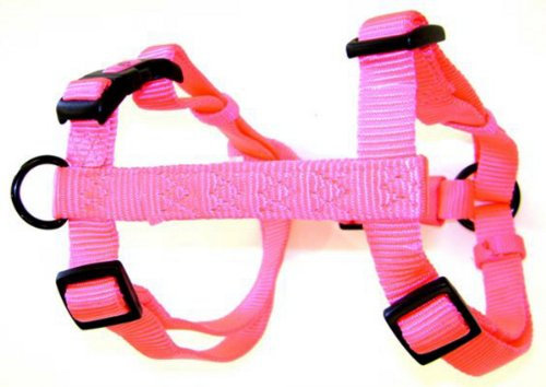Hamilton Adjustable Comfort Nylon Dog Harness, Hot Pink, 1 x 40-50