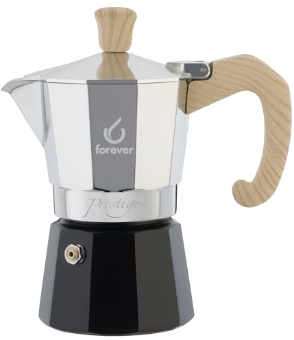 Espressokocher 1 Tasse Aluminium Lebensmittel Kaufgut Forever