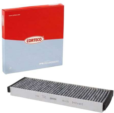 Corteco 21653066 Filter, Innenraumluft | 21653066 Kompatibel mit A6 Allroad C6 (4FH),A6 C6 (4F2),A6 C6 Avant (4F5),Gallardo,Gallardo Spyder,R8 (422, 423),R8 Spyder (4