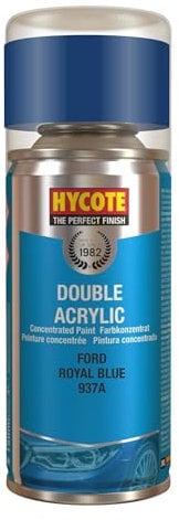 Hycote Double Acrylic Aerosol Car Spray Paint, Ford - Royal Blue, 150 ml