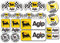 Agip Sticker Set Aufkleber Motorbike CAR Toolbox Ducati Aprilia ALFA - 16 Decals