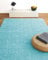 floor factory Hochflor Shaggy Teppich Colors blau/türkis 140x200cm - pflegeleichter und günstiger Langflorteppich
