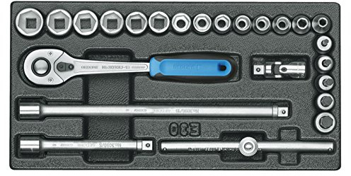 GEDORE Steckschlüssel-Sortiment 3/8' in 1/3 Es-Modul, 1 Stück, 1500 ES-30