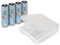 Carson 500609042 Lot de 4 Piles Mignon/AA 1,2 V 2100 mAh