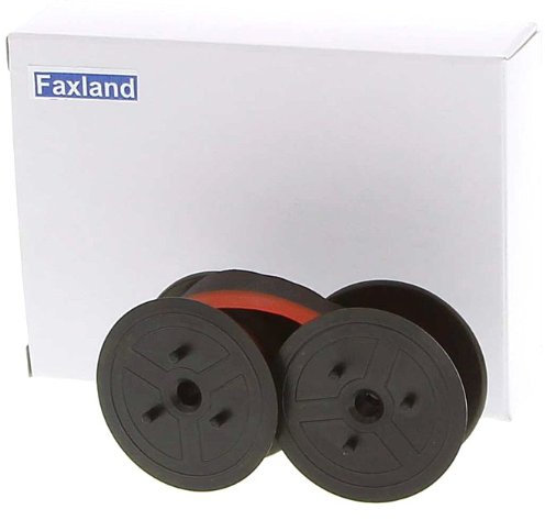 Farbband - schwarz-rot- für Ibico 1231 X als Doppelspule für 1231X