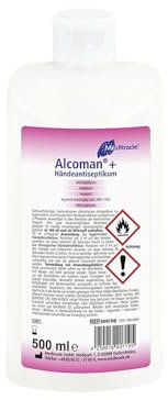 Meditrade Alcoman Händedesinfektion 500 ml farblos