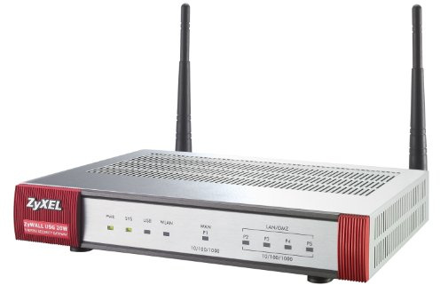 Zyxel ZWUSG20W ZyWALL 802.11N Firewall inalámbrico de Seguridad para Internet, Plata