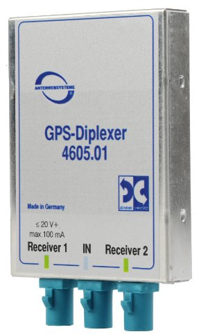 ATTB 4605.01 GPS Verteiler (GPS), Antennentechnik Bad Blankenburg, Verteilung eines GPS-Signals auf 2 Empfänger, 2-Fach-Diplexer für GNSS (GPS), Dienste: GNSS, GPS, Konnektoren: FAKRA(m) Z
