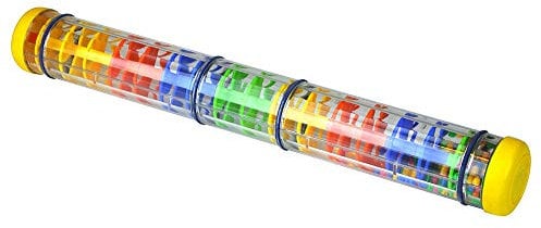 Voggenreiter Bastone della Pioggia, Grande Sonaglio Musicale per Bambini e Neonati per il Primo Compleanno, Include Baldacchino di Plastica, Adatto per Bambini dai 12 Mesi