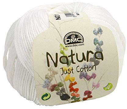DMC Natura Yarn, 100% Cotton, Ibiza (N01), 50g