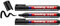 edding 330 permanent marker - black - 3 pens - chisel nib 1-5 mm - waterproof, quick-drying, smear-proof pens - for cardboard, plastic, glass, wood, metal and fabric