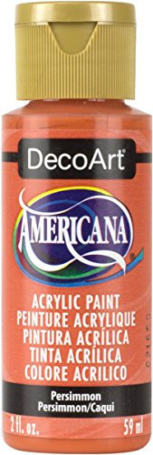 DecoArt Americana Acrylic Multi-Purpose Paint, Persimmon