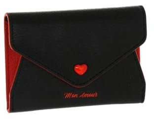 Camomilla Milano Portacarte Donna, Portafoglio Donna, Similpelle, Collezione Mon Amour, Colore Nero