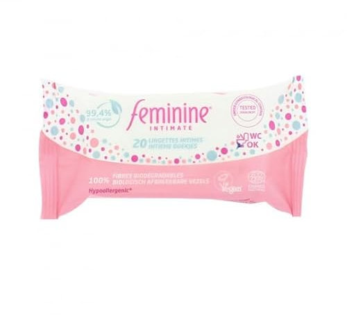 FEMININE INTIMATE Lingettes intimes X20