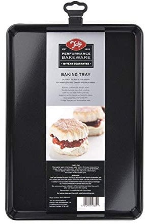 Tala Performance Baking Tray, Professional Gauge Carbon Steel with Eclipse Non-Stick Coating, Perfect for Cooking and Roasting, 34.5 x 24.4 x 2 cm