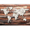 Papier peint murando intissé 300x210 cm Décoration Murale XXL Poster Tableaux Muraux Tapisserie Photo Trompe l'oeil bois Carte du monde k-A-0028-a-b