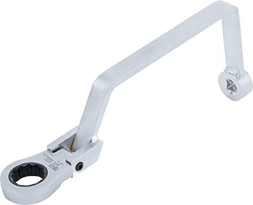 BGS 8979 | Clé polygonale à cliquet spéciale pour vidange d’huile | pour PSA, Ford 2.0, 2.2 TDCI, HDI