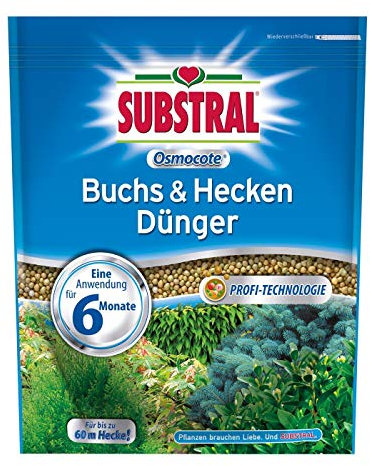 SUBSTRAL Osmocote Buchs & Hecken Dünger 4,5 kg - für Thujen und andere Nadelgehölze - Wirkungszeit: 6 Monate